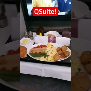Qatar Airways QSuite! #qatarairways #qsuite #shortsvideo